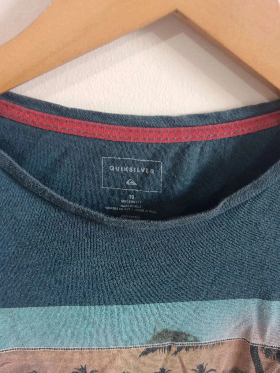 Camiseta C142 azul Quicksilver 10 años – photo 2